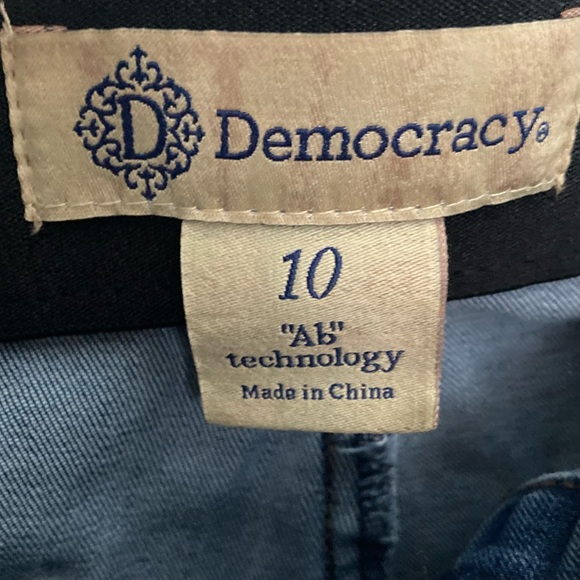 Democracy Ab Technology High Rise Flare Jeans Size 10 | Boho Chic Denim - Picture 3 of 4